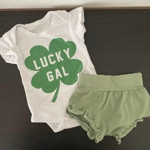 0-3 months lucky gal set